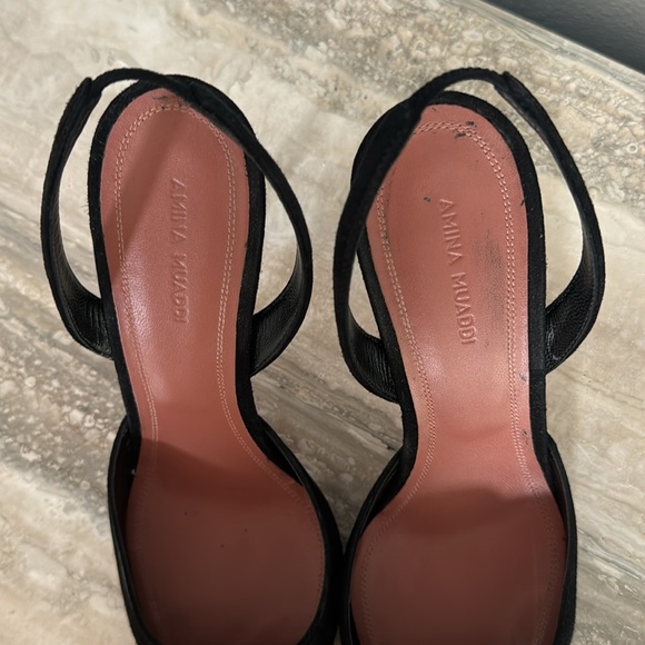 Amina Muaddi Camelia Slingback Pumps - Picture 7 of 12